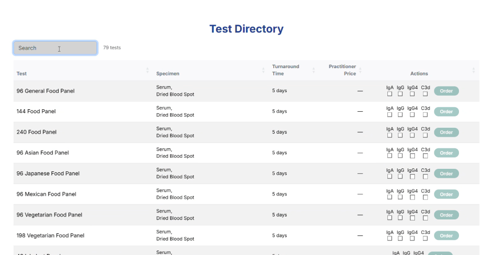 Test Directory